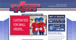 Desktop Screenshot of extremeteesonline.com