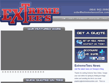 Tablet Screenshot of extremeteesonline.com